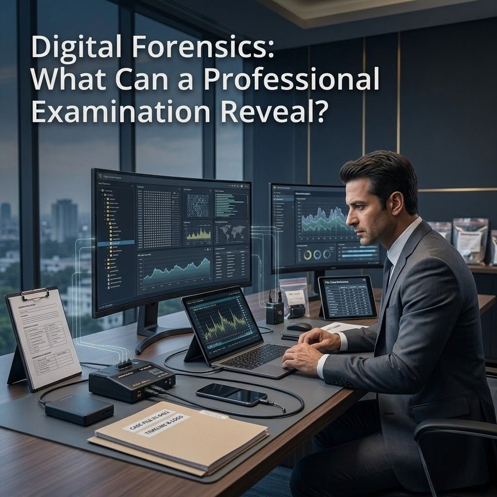 Digital Forensics: What Can a Professional Examination Reveal?